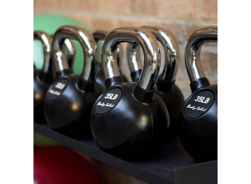 Front Angled View of Body-Solid- Kettlebell Set