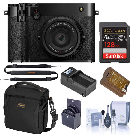 Fujifilm GFX100RF Mirrorless Camera, Black, Bundle with Included Value