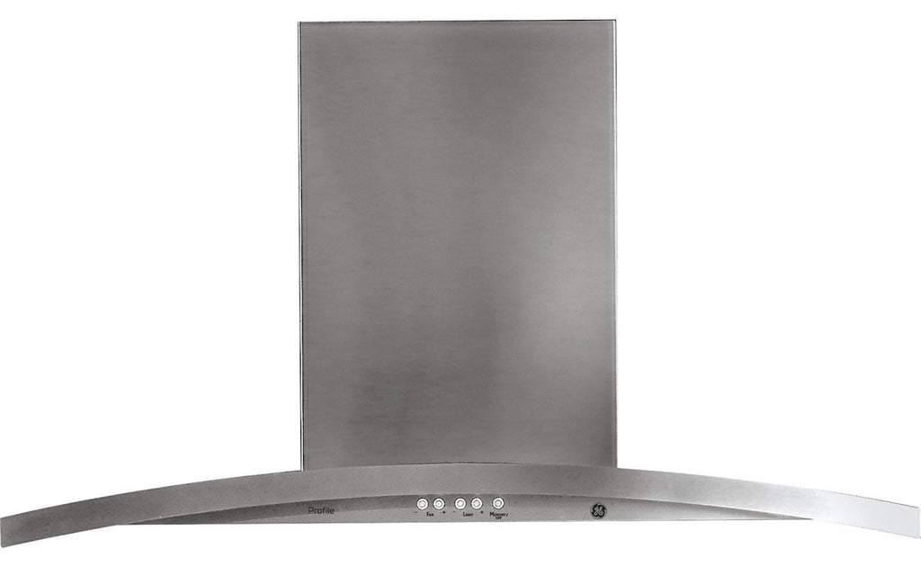 Main View of GE Hood in Stainless Steel