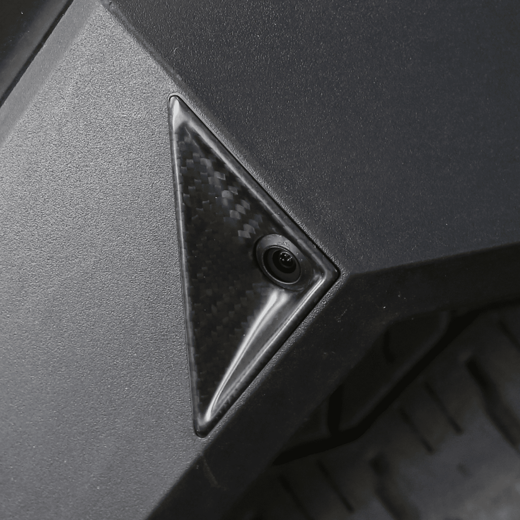 [Real Carbon Fiber] Fender Camera Decorative Cover For Cybertruck