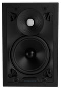 Front View Of The Sonance In-Ceiling Speaker Visual Experience Series Rectangular In Black Finish